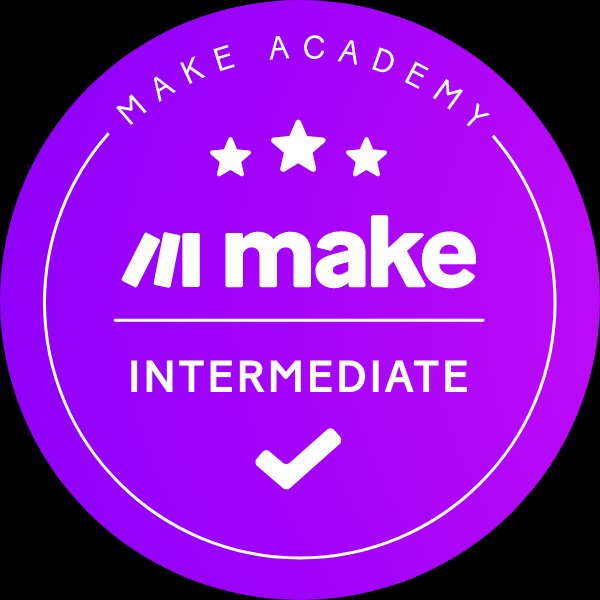 Make Academy Intermediate Certification